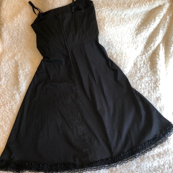 Lucky 13 Black Rockabilly Vintage style Dress - Picture 4 of 8